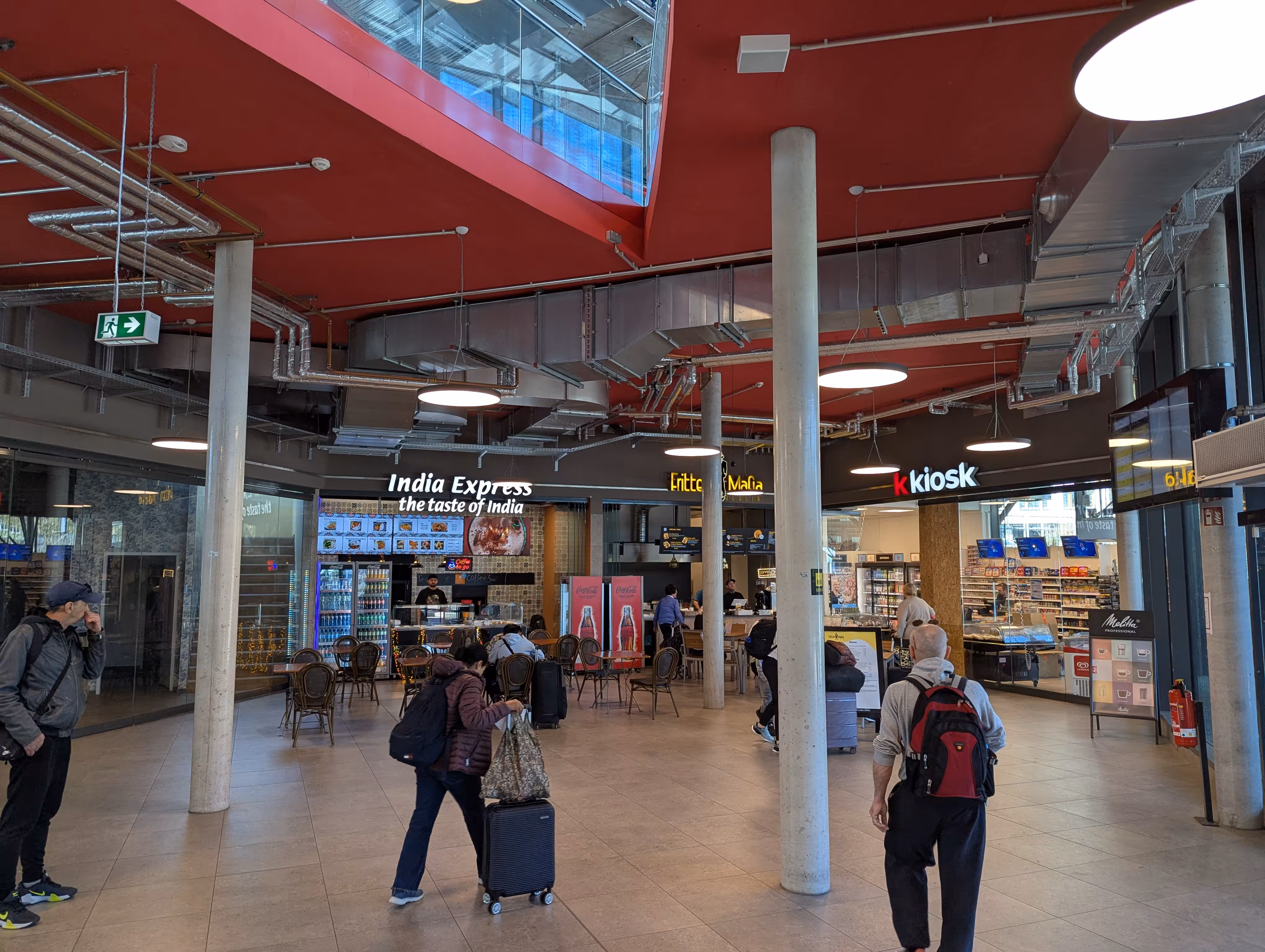 Der Gastronomiebereich.